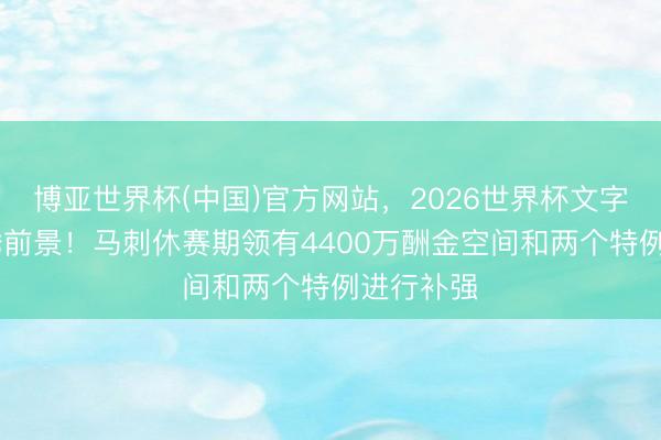 博亚世界杯(中国)官方网站,2026世界杯文字直播 锦绣前景!马刺休赛期领有4400万酬金空间和两个特例进行补强